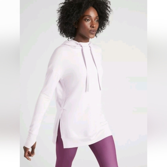 Athleta Sayulita long sleeve Hoodie LILAC sz M - Picture 1 of 8